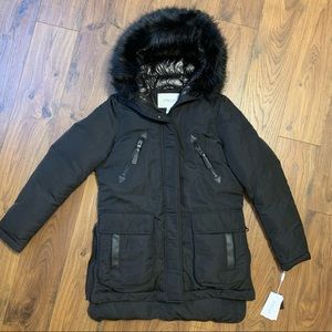 NWT Derek Lam 10 Crosby black Winter Coat